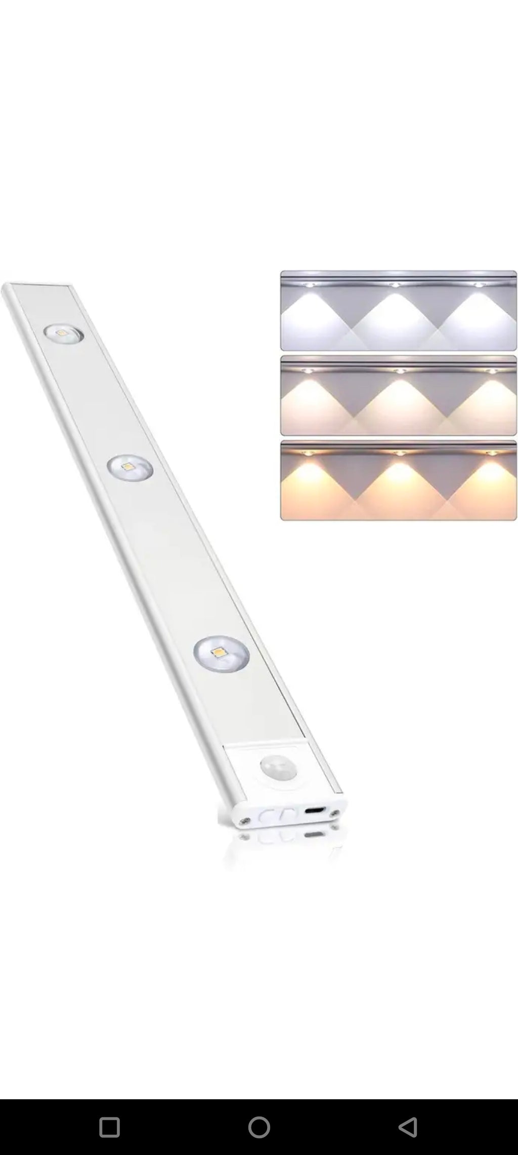 Rechargeable LED Motion Sensor Strip Light