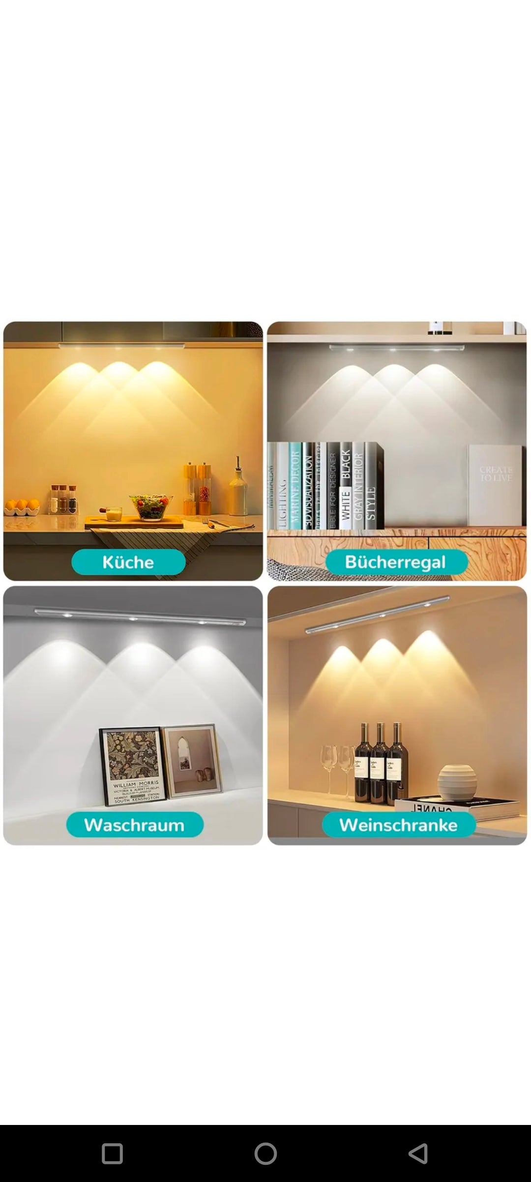 Rechargeable LED Motion Sensor Strip Light